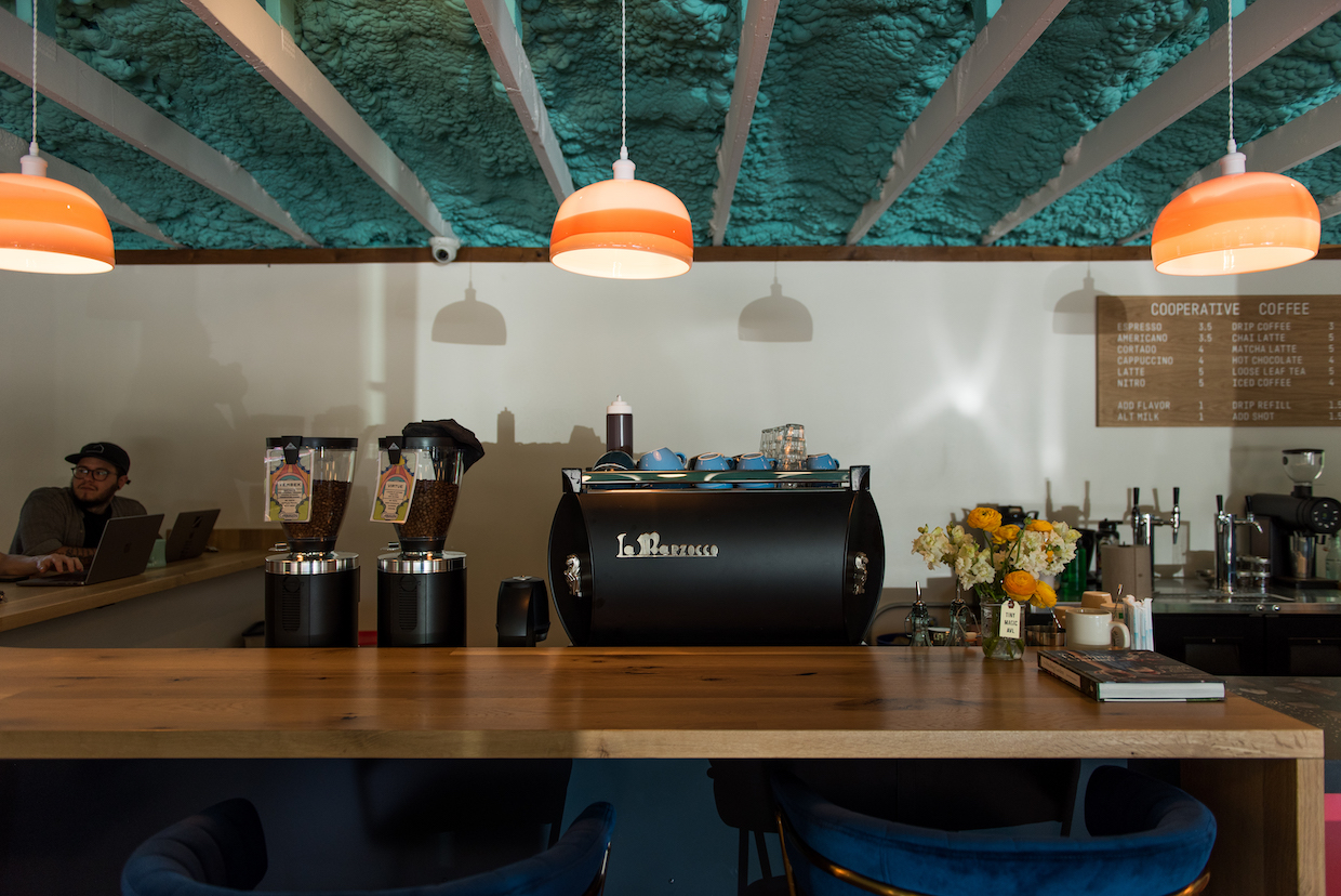 Cooperative Coffee Roasters Asheville bar