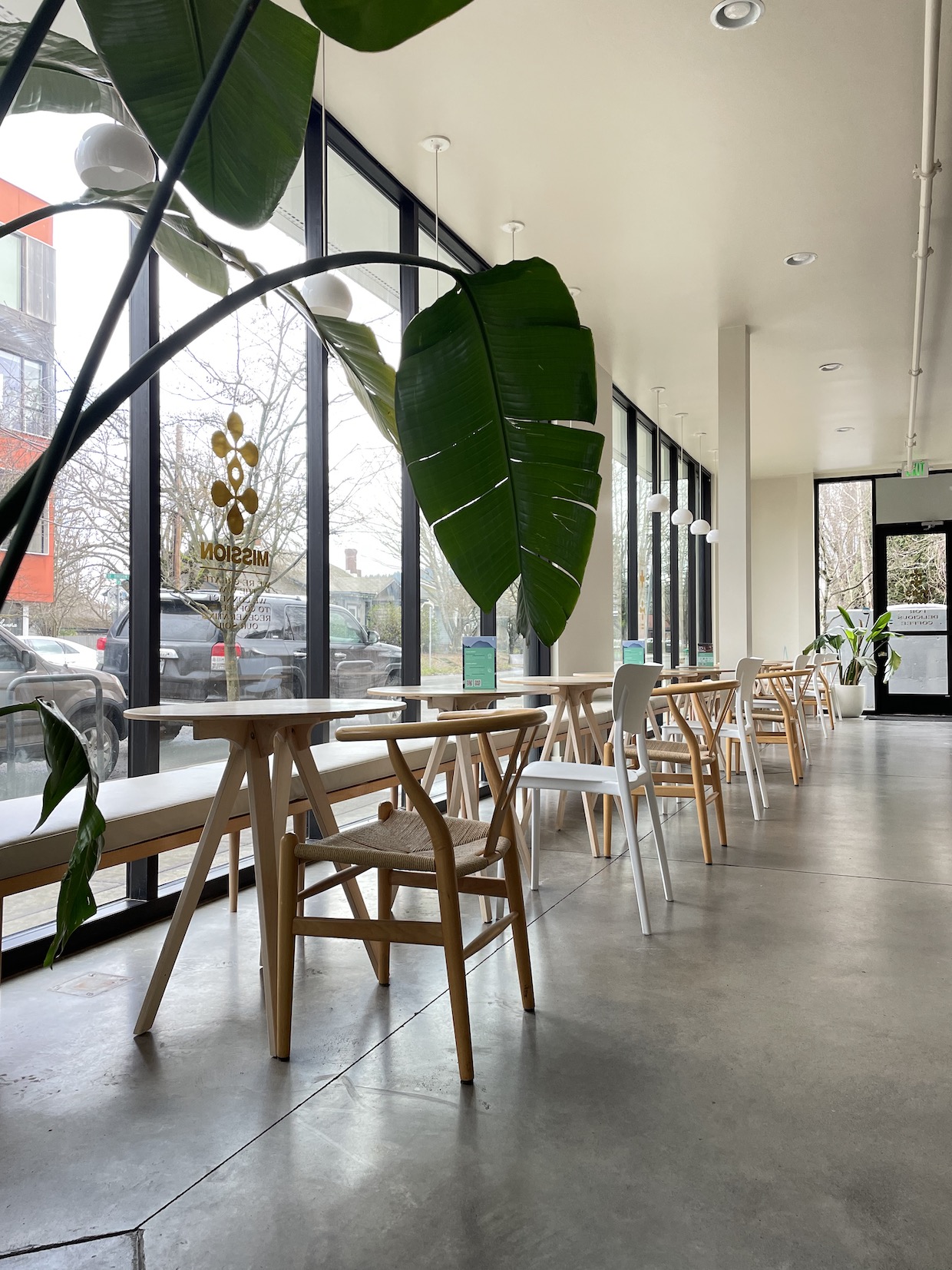 Futura Coffee Roasters Portland seating