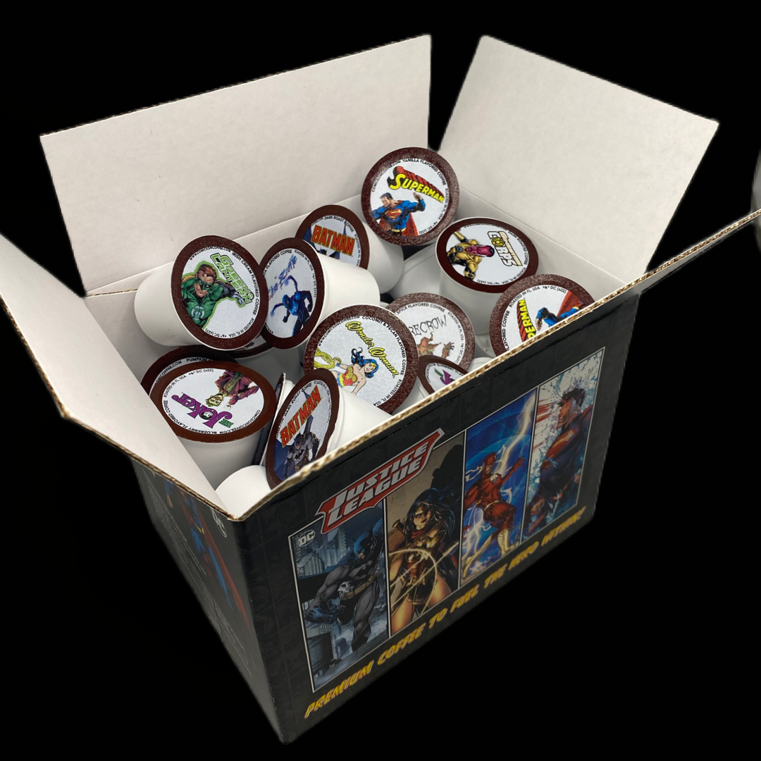 Comics on Coffee pods